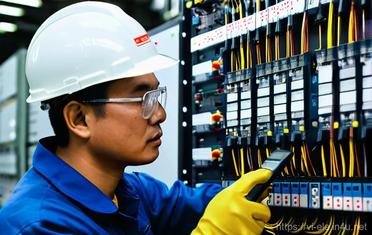 전기기사와 산업 안전관리 경험 - **Prompt: Dedicated Industrial Electrician Ensuring System Integrity**
A focused Vietnamese indu...