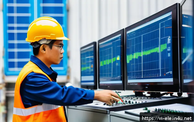 전기공사기사와 전기 설비 시공 경험 - A modern industrial electrical construction site in Vietnam featuring a diverse team of engineers an...